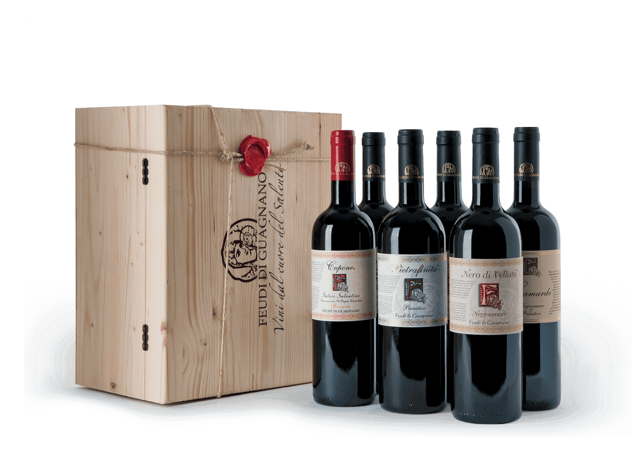 confezione vini feudi di guagnano