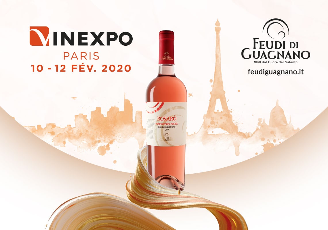Feudi di Guagnano a Wine Paris 2020 con la novità più rosa dell’anno!