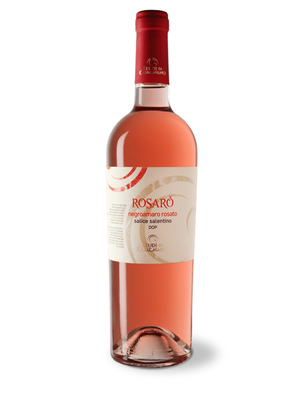 - Intense brilliant di Rosarò and Guagnano Feudi - wine pink